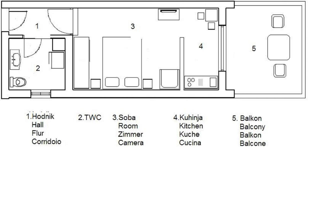 Apartments Dejana Stinjan Ngoại thất bức ảnh